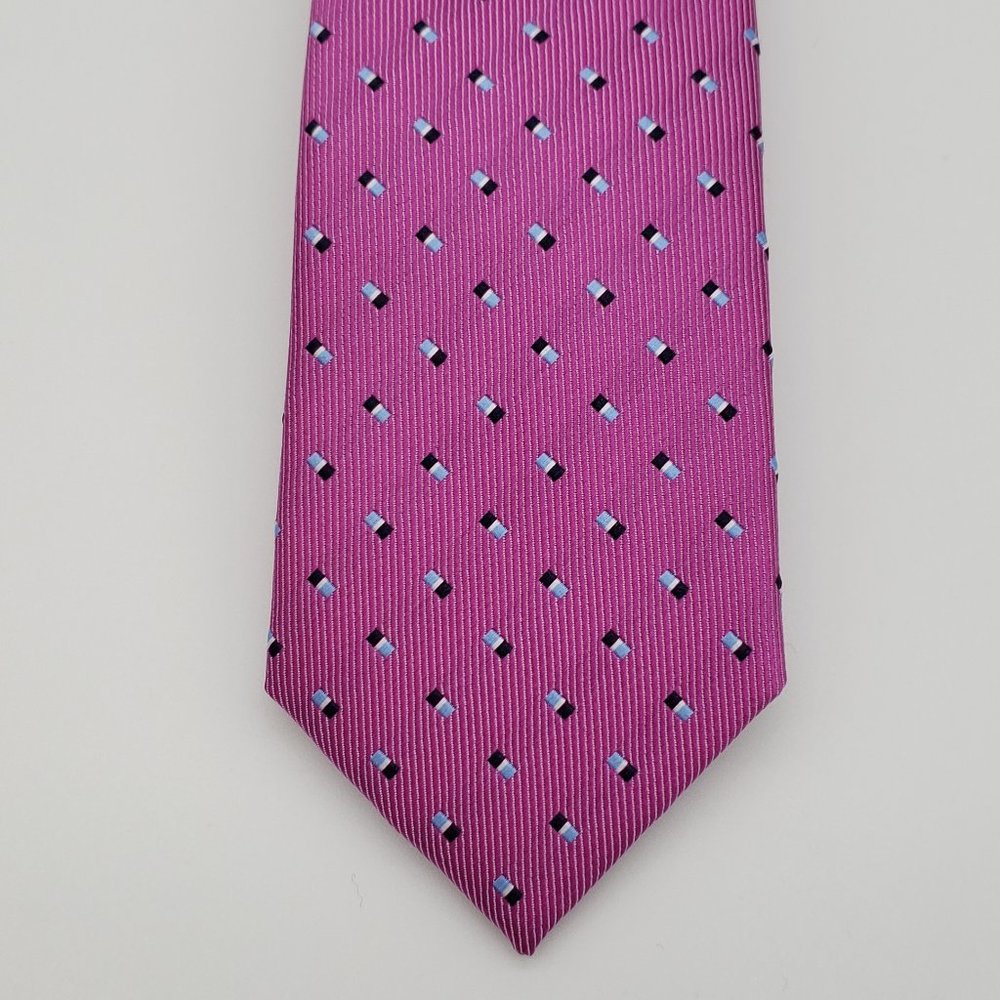 Laurant Bennet Milano Men's Dress Suit Skinny Neck Tie 57"L 2 1/8"W - Picture 6 of 8